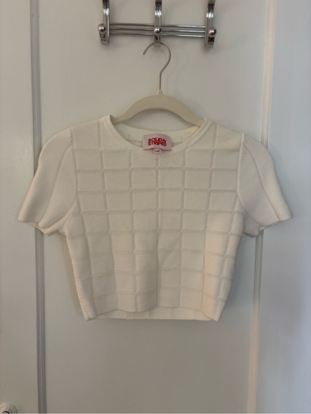 Solid & Striped White Cara Top